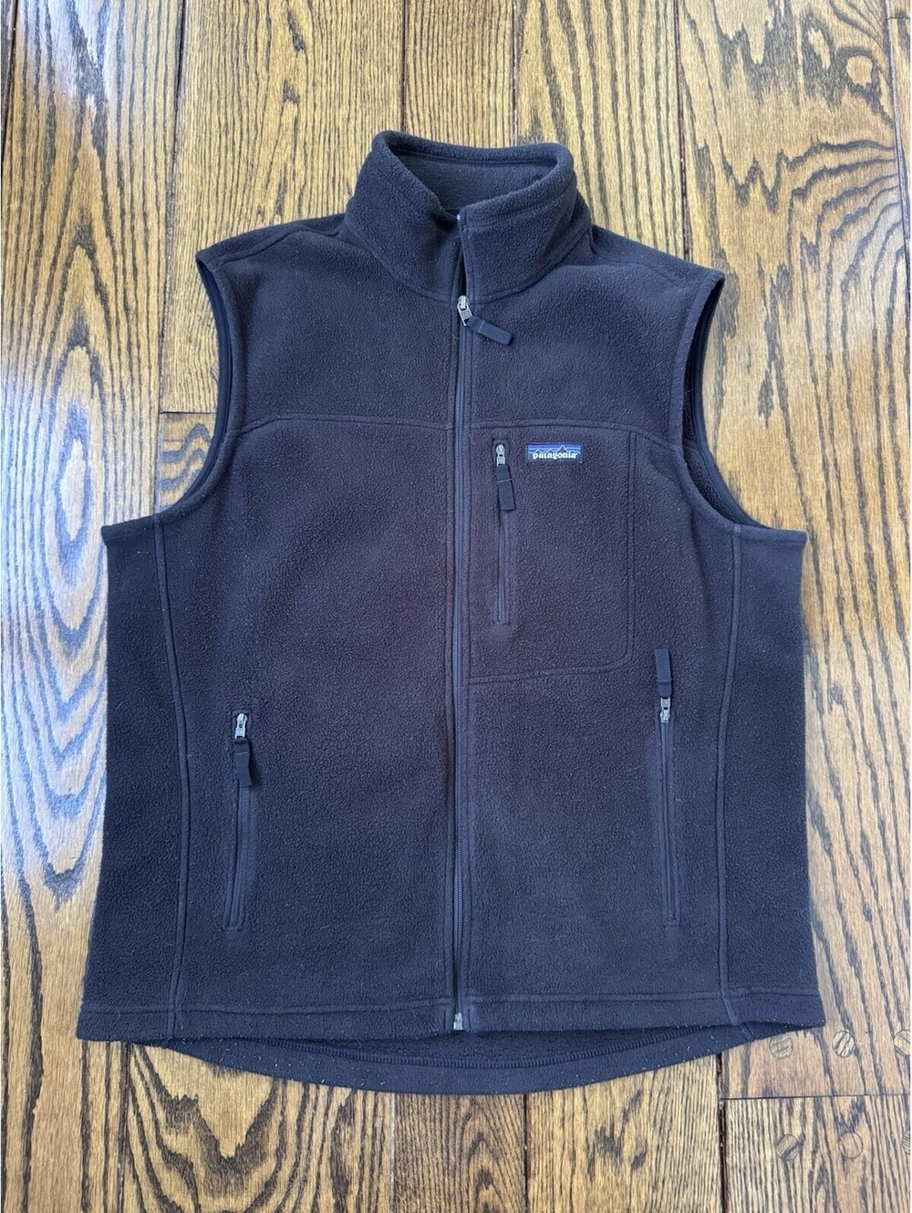 Patagonia Men's Synchilla Fleece Vest, Black, Size Large